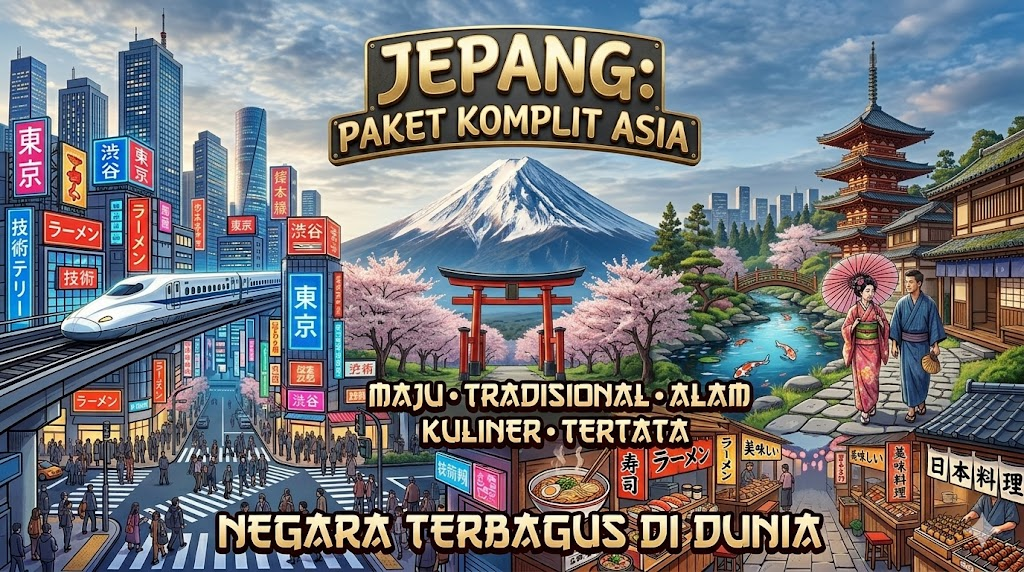 Jepang &ndash; Negara Paling Lengkap di Asia dengan Teknologi Canggih, Budaya Unik, dan Alam Super Indah