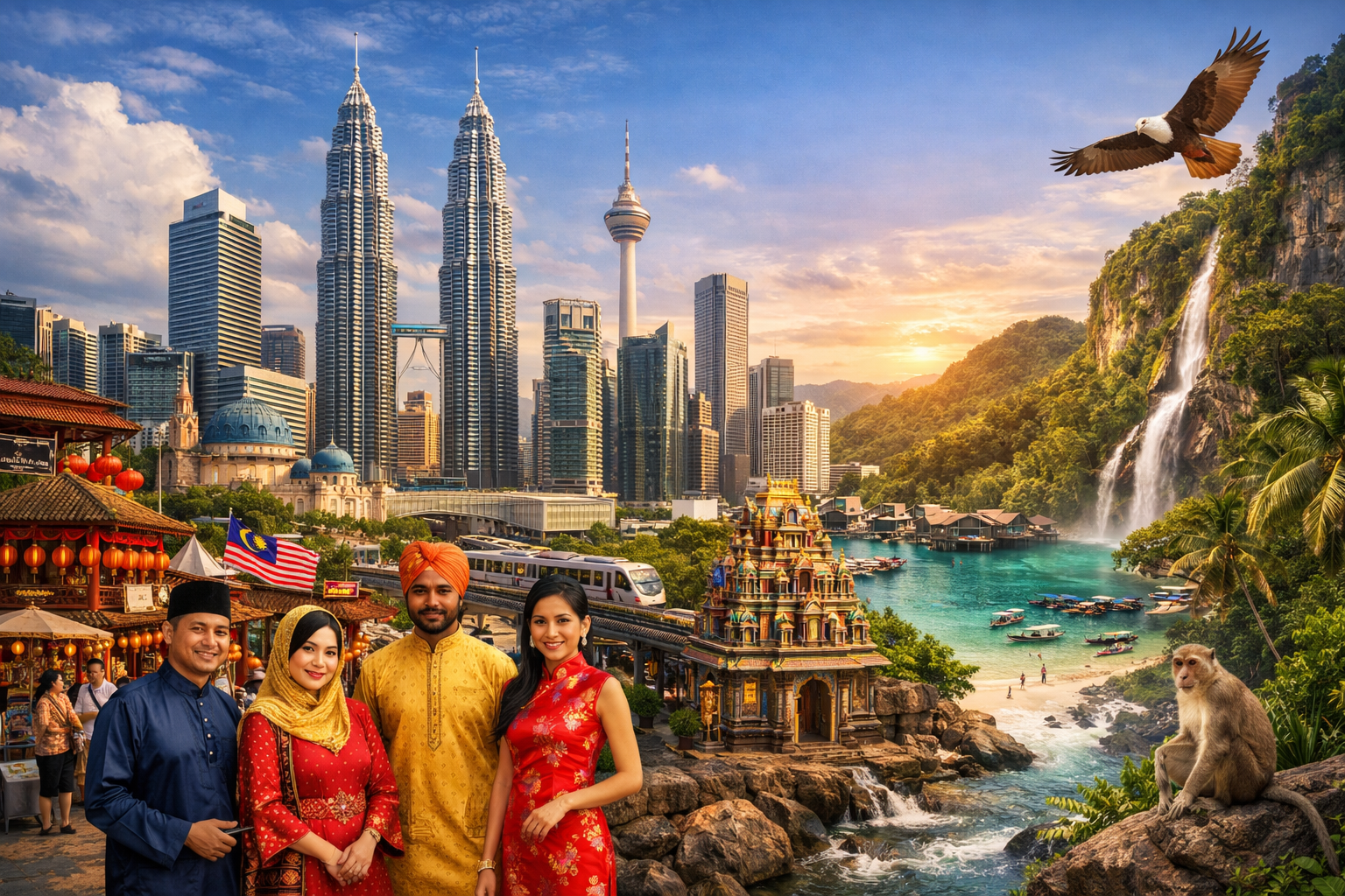 Malaysia: Negara Multikultural dengan Perpaduan Kota Modern dan Alam Tropis