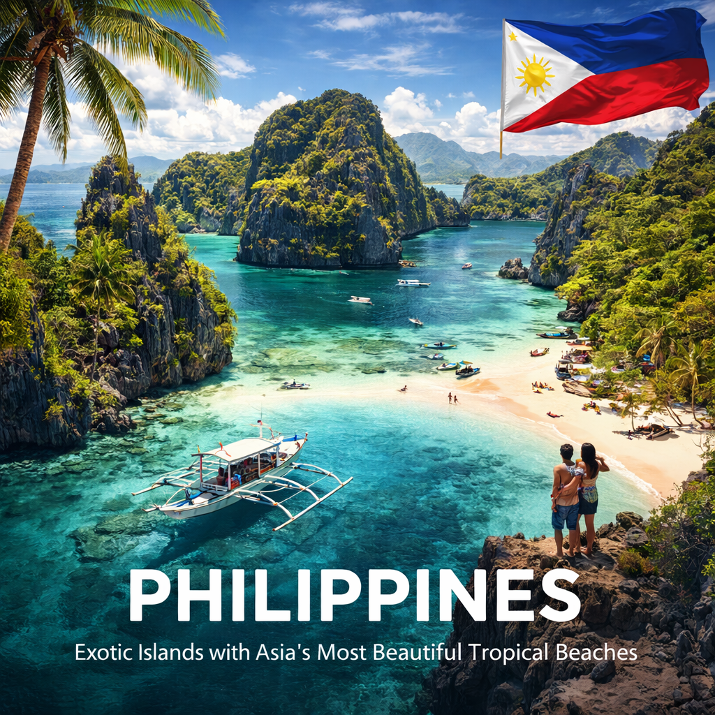 Filipina: Negara Kepulauan Eksotis dengan Pantai Tropis Terindah di Asia