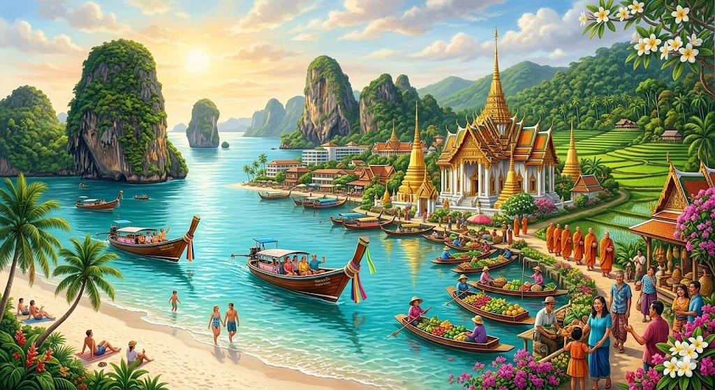 Thailand: Surga Wisata Asia dengan Pantai Indah dan Budaya yang Kaya